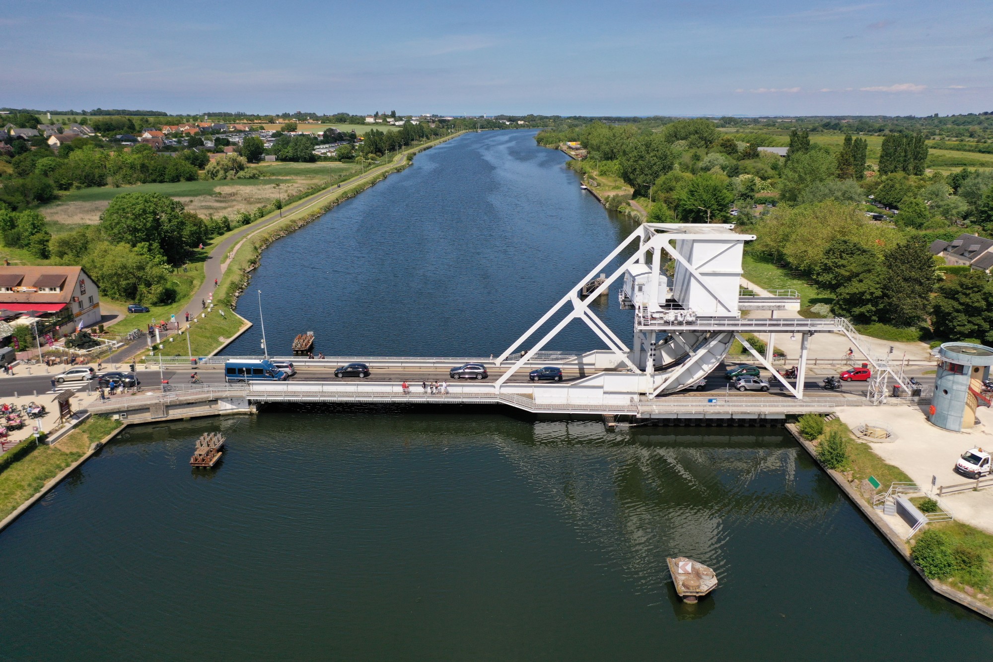 Le pont Pegasus a Benouville, Normandie